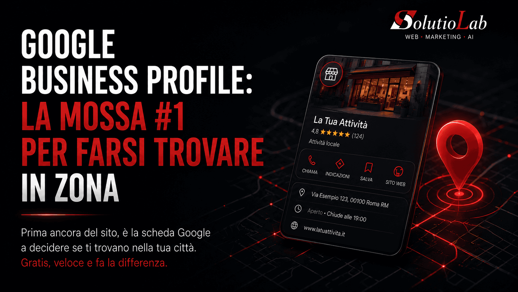 Google Business Profile: la mossa #1 per farsi trovare in zona