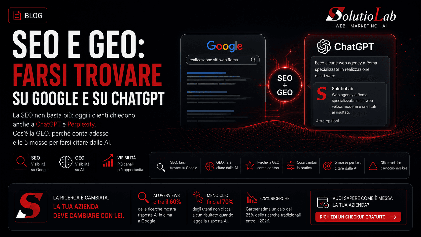 SEO e GEO: farsi trovare su Google e su ChatGPT
